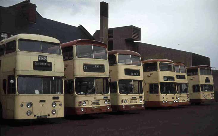 South Yorkshire PTE Leyland Atlantean PRV 192, Alexander 294, Fleetline Alexander, Atlantean Roe, Fleetline ECW & Atlantean PRV